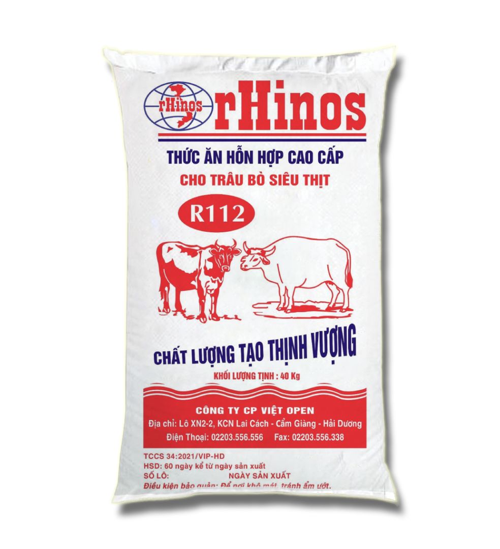 Thức ăn hỗn hợp cho trâu bò siêu thịt – rHinos R112