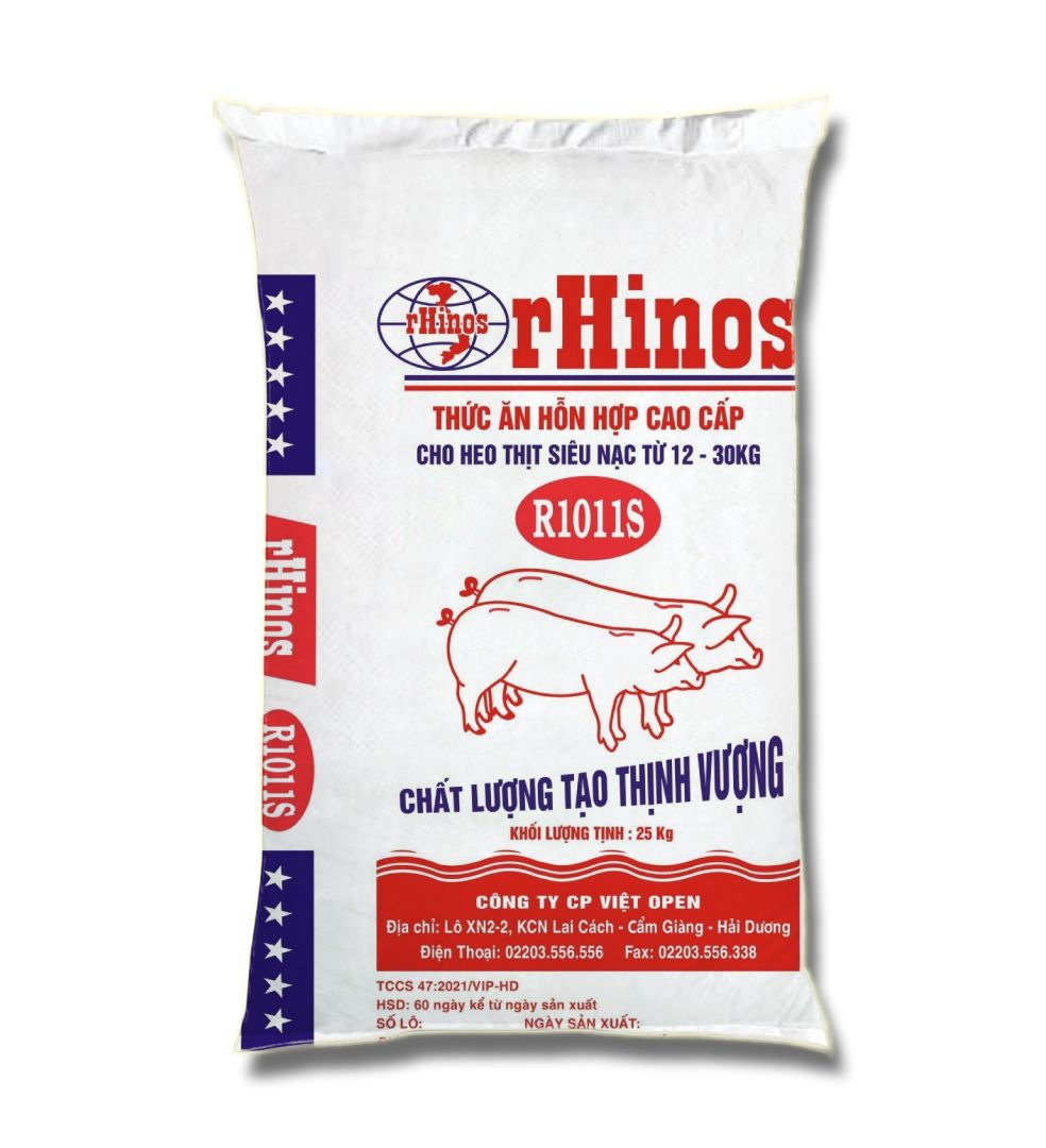 Thức ăn hỗn hợp cho heo thịt siêu nạc – rHinos R1011S