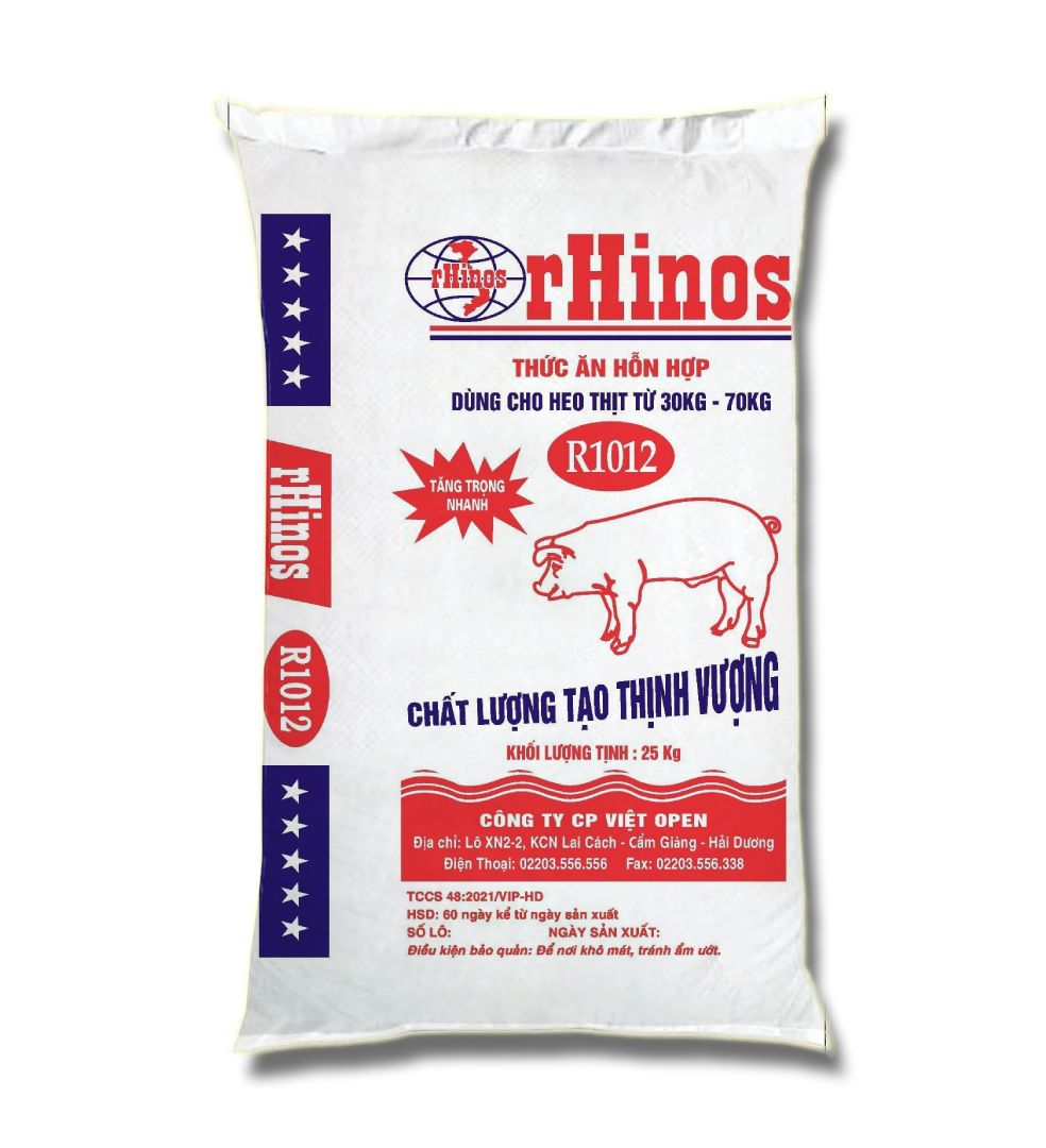 Thức ăn hỗn hợp cho heo thịt rHinos R1012