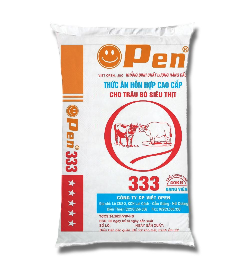 Thức ăn hỗn hợp cho trâu, bò siêu thịt – 333