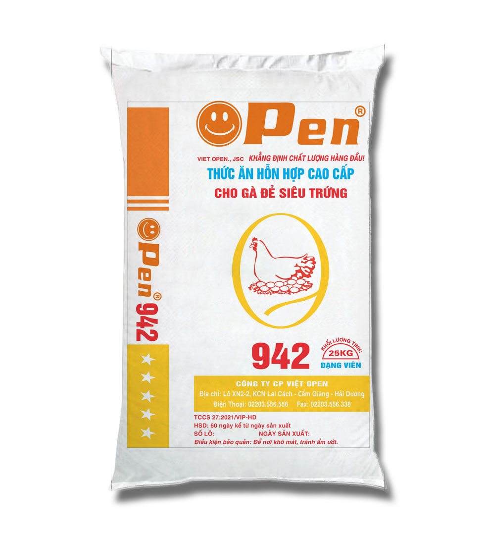 Thức ăn HHCC cho gà đẻ siêu trứng – 942